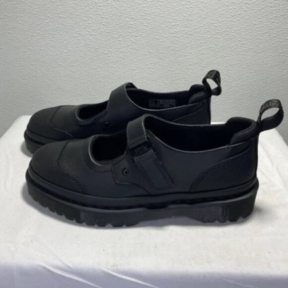 NEW DR MARTENS Indica 2 Bex Teck Slip On Black Leather Men Size 11 Comfort - Picture 6 of 6